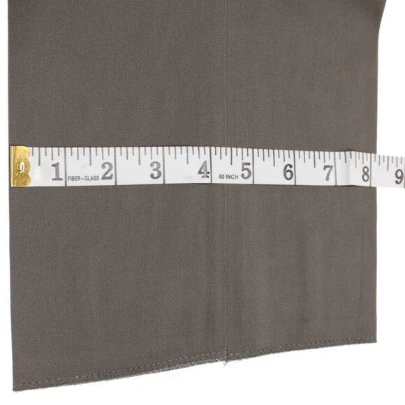 Zanella NWT Chinos / Casual Pants Size 42 US Parker In Solid Gray Cotton Blend